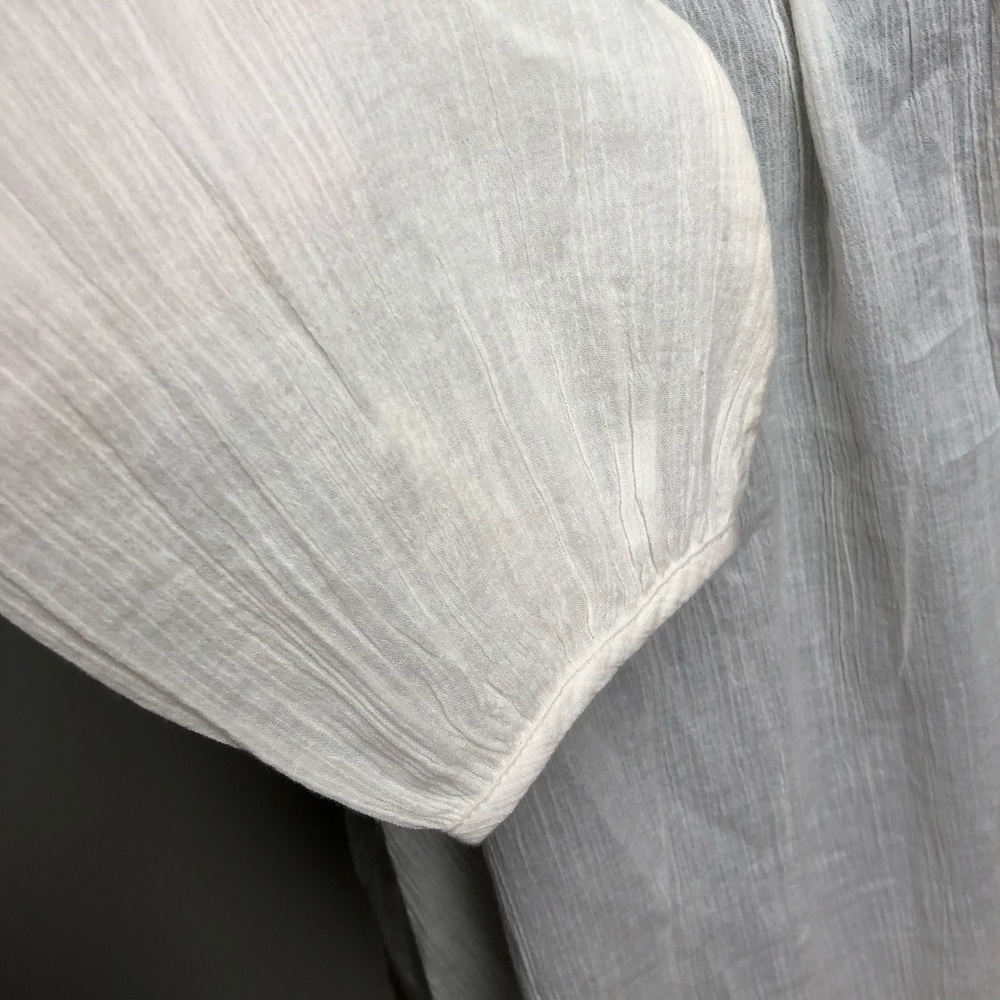 Lucky Brand Embroidered Linen Top - Picture 6 of 7